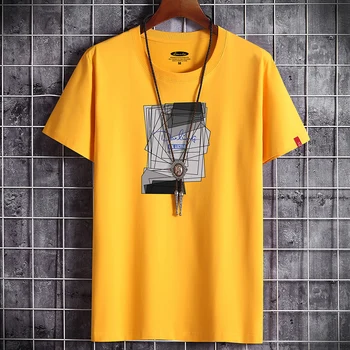 Novo leto 2020 poletje T-shirt za moške natisnjena kratka sleeved majica s kratkimi rokavi moški T-shirt krog vratu dihanje T-shirt velikosti T-shirt s-5xl