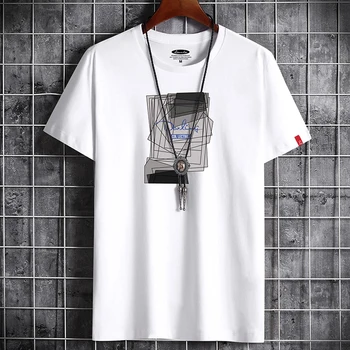 Novo leto 2020 poletje T-shirt za moške natisnjena kratka sleeved majica s kratkimi rokavi moški T-shirt krog vratu dihanje T-shirt velikosti T-shirt s-5xl