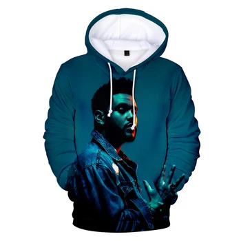Natisnjeni Weeknd Hoodies Moški/ženske Majica Hiphop The Weeknd Sweatshir Hoodie Jeseni, Pozimi moška Oblačila Vroče Prodaje 3D Full