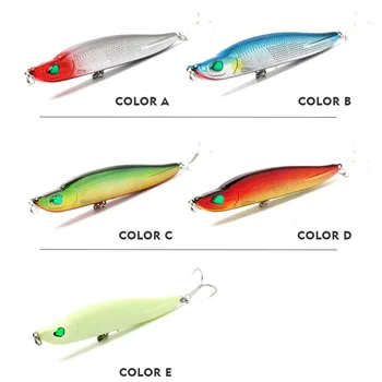 MK blagovne Znamke penceil vabe za ribolov vab, 95mm 17 g 5colors potopu vabe crankbait strokovno ribištvu tackle