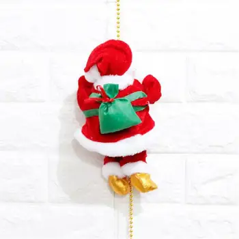 Božič Santa Claus Plezalno Lestev Lutka Visi Drevo Okraski Zunanja Notranja Plezanje Noge Santa Okras Za Novoletno Darilo