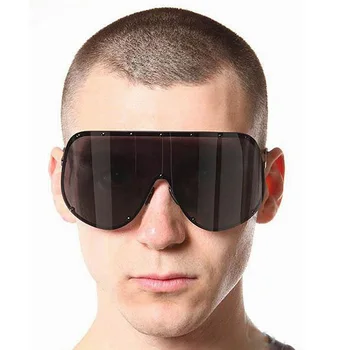Prevelik sončna očala za moške sončna očala moških polarizirana big oversize ščit sončna očala za ženske moški