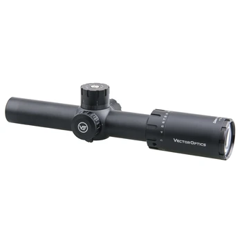 Vector Optics Zalem 1-10x24 10-kratni Zoom Tactical Puška je Področje z BDC ASR 1/10MIL za AR15 308Win Blizu Mid-Range Streljanje, Lov