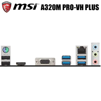 MSI A320M PRO-NK PLUS Motherboard AM4 AMD A320 DDR4 Original Namizje MSI A320 Mainboard Vtičnico AM4 DDR4 32GB A320 PCI-E 3.0 AM4