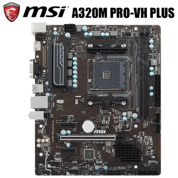 MSI A320M PRO-NK PLUS Motherboard AM4 AMD A320 DDR4 Original Namizje MSI A320 Mainboard Vtičnico AM4 DDR4 32GB A320 PCI-E 3.0 AM4