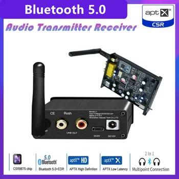 Lossless HIFI CSR8675 APTX Bluetooth HD 5.0 Brezžični Sprejemnik Adapter PCM5102A I2S DAC Dekodiranje 24-BITNO TWS 3,5 M RCA Izhod