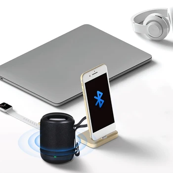 Zunanji Nepremočljiva Vrvica za opaljivanje tega Prenosni Zvočnik, Brezžični Bluetooth Zvočnik Subwoofer, 3D Surround Sound Quality