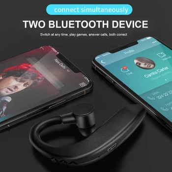 Oppselve Bluetooth Slušalke Ear Kavelj Levo Desno Slušalke Brezžične Bluetooth 5.0 Eno Slušalke z Mikrofonom za Prostoročno Hairphone