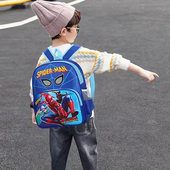 Vrtec Schoolbags Risanka Spiderman Dinozaver 3-6 Let Otrok Nahrbtniki Fantje Dekleta Ramo Torbe Svetlobe, Potovalne Torbe