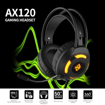 AX120 žično gaming slušalke 7.1 neodvisni zvočne kartice glasbe zmanjšanje hrupa slušalke je primerna za uživanje piščanec, LOL