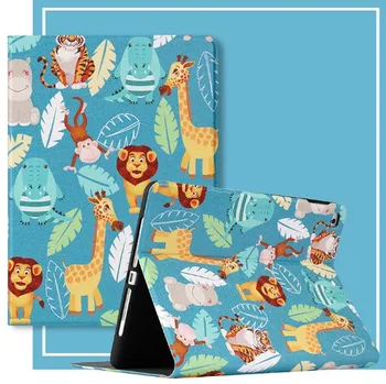 Tablični Zaščitna torbica Za ipad Mini 1 2 3 Moda naslikal Srčkan živali Flip Folio Stojalo Cover Za ipad Mini 4 5 Smart Primeru