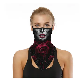 2020 Stranka Masko Šal Ženske Moški Dustproof 3D Čarobno Ruta Halloween Cosplay Prostem obrazni Ščitnik Za Odrasle Maske Foulard