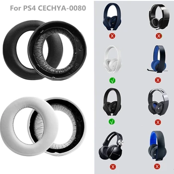 Poyatu CUHYA-0080 Earpads Za Sony - PlayStation Zlato Brezžične Slušalke 2018 Slušalke PS4 Zamenjava zatakne ob slušalko Uho Pad Blazine Skodelice