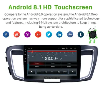Seicane 10.1 inch Android 8.1 Avto GPS Navigacija Radio Vodja Enote za leto 2013 Honda Accord 9 2.4 L Visoko različico podporo Carplay TPMS