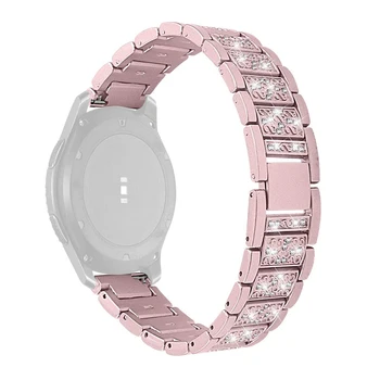 ženske Diamond trak Za Samsung Galaxy Watch Acive 46mm/42mm Prestavi S3/S2 frontier/Classic huawei gt watch band 20 mm 22 mm zapestnica