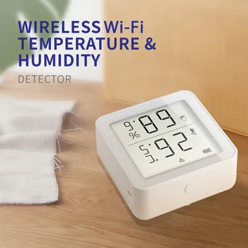 WiFi Temperature in Vlažnosti Detektorji APP Telefon Daljinski upravljalnik Brezžični Kakovosti Zraka Analyzer Monitor Termometer, Higrometer