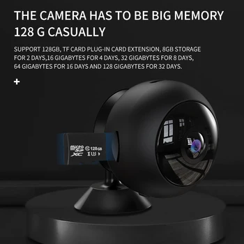 Full HD 1080p Mini Kamera Home Security Varuška Cam Wifi Ip P2p Skrivnost Night Vision Kamere, Zaznavanje Gibanja Cam