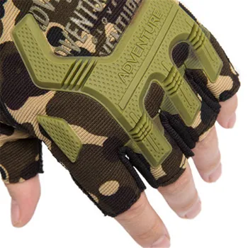 Fingerless Taktične Rokavice Prikrivanje Vojaške Boj Vojske, Vojaški Fitnes Moški Antiskid Motocycle Moških Pol Prst Rokavice