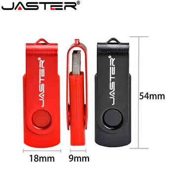 JASTER USB 2.0 Poslovnih plastični usb flash drive poslastica, Prenosni pogon pero 4GB 8GB 16GB 32GB 64GB vrtljiv memory stick u disk