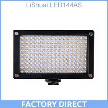 LiShuai LED144AS 144 ASZ LED Video Razsvetljave, KOMPLET Dvo-Barvni 144AS Na-Lučka Kamere Kamere DSLR