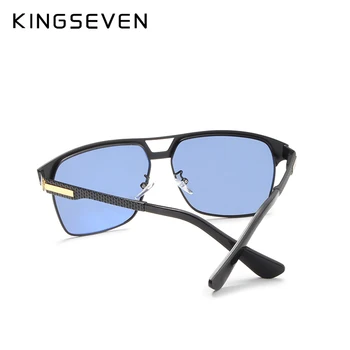 KINGSEVEN blagovne Znamke Moda za Moške Polarizirana sončna Očala Za Vožnjo Plastika UV Zaščita Očal Oblikovalec Potovanja sončna Očala