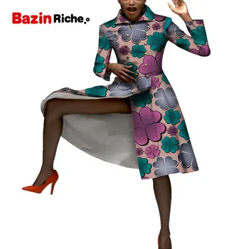 Ženske Jakna Priložnostne Afriške Coats Jarek Lady Dashiki Coats Tiskanja Batik Ženski Afriki Oblačila Windbreaker Prilagodite WY5177