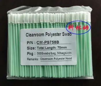 CM-PS758B Mikro Cleanroom Poliester Brisov - Alternativa Texwipe TX758B Mikro Alfa Poliester Cleanroom Palčko ( paket 500 )