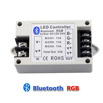 Led Krmilnik Bluetooth RGB RGBW Wifi Krmilnik 12V 24V LED Trak Dimmer pod Nadzorom Brezžični IOS/Android Mobilni Sistem