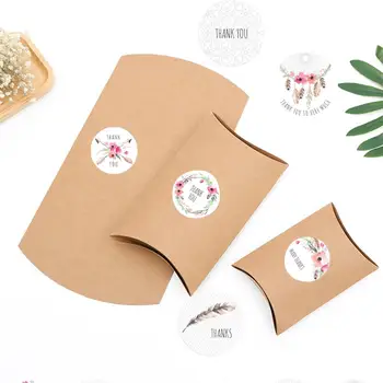 6 vrst design cvetje hvala vam nalepke za Božič nalepke scrapbooking embalaža pečat nalepke nalepke, tiskovine