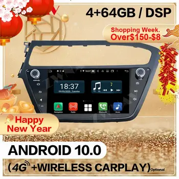 4G+128GB Carplay 2 Din Za Hyundai I20 2018 2019 Android10.0 Zaslon Multimedijski Predvajalnik Avdio Radio, GPS Navi Vodja Enote Auto Stereo