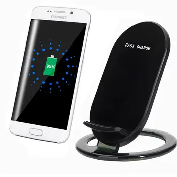 Brezžični Polnilec Za Samsung S8 Galaxy S7 S8+ Telefon, Brezžični Polnilnik galaxy S6 S7 rob S9 Smart Stojalo mini Mobilni ouick polnilnik