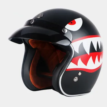 TORC T50 open face čelado Letnik motoristična čelada Retro skuter 3/4 čelada T-50 PIKA odobren Moto casco motociclistas capacete