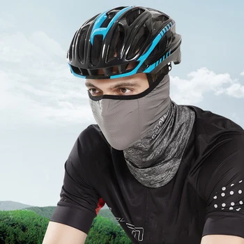 Poletni Kolesarski Masko Vožnjo Teče Šal Anti-UV Pokrivala Kul Ledu Svile Glavo Dihanje Anti-znoj Ruta Šport g
