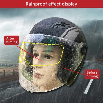 Motoristična Čelada Anti-dež Anti-fog Film Električni Avto, Pol-čelada Anti-fog Objektiv Obliž Univerzalni Tip Rainproof 2020NEW
