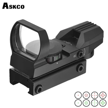 Vroče 11 mm/20 mm Železniškega Riflescope Lovska Optika Holografski Red Dot Sight Reflex 4 Reticle Taktično Področje Lov Pištolo Dodatki