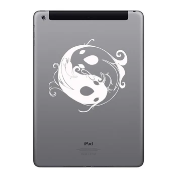 Koi Yin Yang Ribe Vinilne Nalepke za iPad Air Pro Mini 7.9/9.7/10.2/10.5/11/12.9