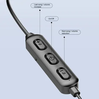 BT-95 Magnetni Bluetooth 5.0 Vratu Visi V Uho Brezžične Slušalke z Mikrofon za Bluetooth Slušalke ABS Kovinski 20Hz - 20kHz za Telefon