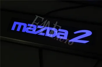 Iz Nerjavečega Jekla, Led Vrata Polico Izvažajo Ploščo Stražar Okenske Police Zaščitnik Trim Za Mazda 2 Mazda2 2007-2020