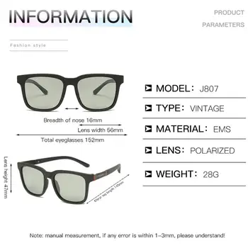 2020 Novo blagovno Znamko Photochromic sončna Očala Moških Polarizirana Vožnje Očala Moški Spremeniti Barvo sončna Očala Voznik TR90 Safty Očala