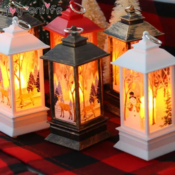 Božični Okraski Za Dom Svetilka Led Sveča Čaj svetlobo Sveč Xmas Tree Okraski Santa Claus Elk Lučka Kerst Novo Leto Darilo