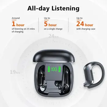 Clydek TWS Bluetooth 5.0 Slušalke Brezžične Slušalke šumov 9D HiFi Stereo Šport Slušalke Z Mikrofonom za Prostoročno