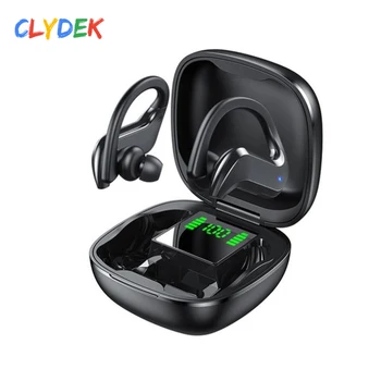 Clydek TWS Bluetooth 5.0 Slušalke Brezžične Slušalke šumov 9D HiFi Stereo Šport Slušalke Z Mikrofonom za Prostoročno