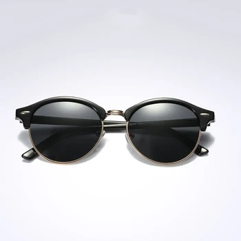 RBRARE Klasičnih Zlitine sončna Očala Ženske Letnik Krog Ogledalo sončna Očala za Moške Vožnje Lunette De Soleil Femme UV400 Oculos