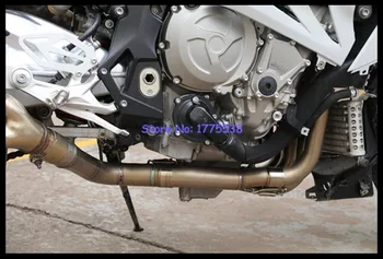Titanove Zlitine za BMW S1000RR 2010-2020 motornega kolesa, Izpušni Glušnik Pobeg Glave Cevi Kolektor za S1000RR S1000XR S1000R HP4