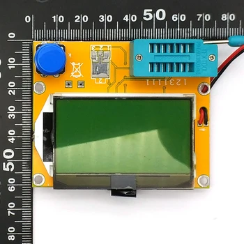 Mega328 M328 LCR-T4 12846 Digitalni LCD Tranzistor Tester Meter Osvetlitev Diode Triode Kapacitivnost ESR Meter MOS/PNP/NPN L/C/R