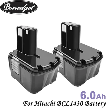 Bonadget BCL1430 14,4 V 6000mAh Li-ion Baterijo Za Hitachi BCL1430 CJ14DL DH14DL EBL1430 BCL1430 BCL1415 ročna Orodja Baterije