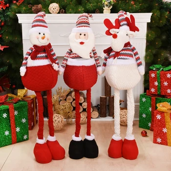 Dekoriranje Doma Dolgimi nogami Lutke Božični Večer Dekoracijo Lepe Lutke Sadja Vrečke Novo Leto Praznično zabavo Dekoracijo Božična Darila