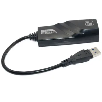 Zunanje Brezplačno Pogon USB 3.0, Gigabit LAN, USB, RJ45, da NIC RTL8153 Čip Nadgradnjo omrežja hitrost povezave