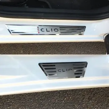 Za Renault CLIO IV CLIO 4 2016 2017 2018 Vrata Avtomobila Polico Izvažajo Ploščo Trim Dobrodošli Pedal Nalepke Avto Styling Dodatki