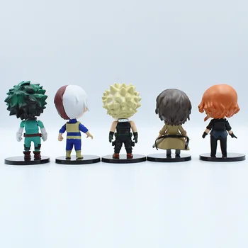 5pcs/set Anime Moj Junak Univerzami Slika 10 cm deku Številke Zbirka model igrače bakugou katsuki Todoroki Shoto Dejanje Slika